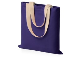 Разное Сумка для шопинга Steady из хлопка с парусиновыми ручками, 260 г/м2, синий (P)