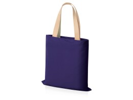 Разное Сумка для шопинга Steady из хлопка с парусиновыми ручками, 260 г/м2, синий (P)