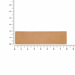 сделано в России Лейбл кожаный Pasek, бежевый