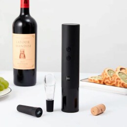 Разное Винный набор HuoHou Electric Wine Bottle Opener 4 in 1, черный