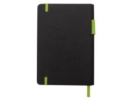Lettertone Бизнес блокнот "Bossy" с цветным срезом, твердая обложка, 128 листов, черный и зеленое яблоко
