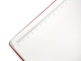 Разное Бизнес-блокнот "С3" софт-тач с магнитом, твердая обложка, 128 листов, красный