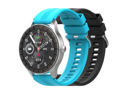 HIPER Умные часы HIPER IoT Watch GTR, черный/голубой