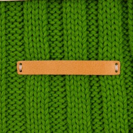 сделано в России Лейбл кожаный Gimel, S, бежевый