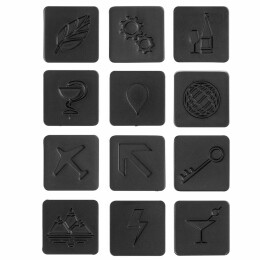 Разное Шильдик на резинку Band, молния