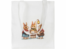 Разное Сумка "Element" из хлопка для покупок, 180 г, белый (Р)