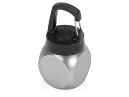 Разное Фонарик "Карго" с карабином, серебристый