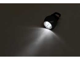 Разное Фонарик "Карго" с карабином, серебристый