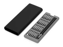 Разное Отвертка с набором из 24 насадок "Bits", черный