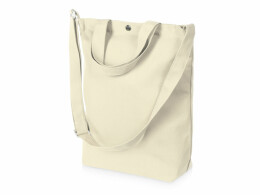 Разное Сумка Helfer из хлопка на кнопке с регулирующейся лямкой, натуральный