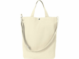 Разное Сумка Helfer из хлопка на кнопке с регулирующейся лямкой, натуральный