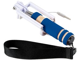 Разное Мини селфи палка со шнурочком, ярко-синий