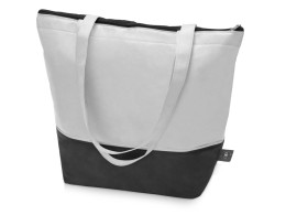 Разное Сумка-холодильник Reviver с длинными ручками из нетканого переработанного материала RPET, белый/черный