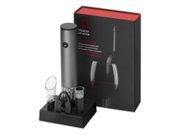 Master of Wine Набор винных аксессуаров с электрическим штопором на док-станции