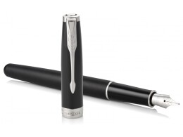Parker Перьевая ручка Parker Sonnet , Matte Black CT, перо: F, цвет чернил: black, в подарочной упаковке
