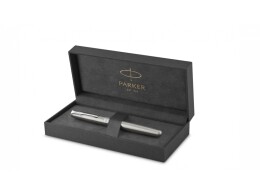 Parker Перьевая ручка Parker Sonnet , Stainless Steel CT, перо: F, цвет чернил: black, в подарочной упаковке