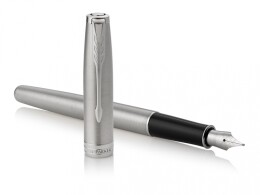 Parker Перьевая ручка Parker Sonnet , Stainless Steel CT, перо: F, цвет чернил: black, в подарочной упаковке