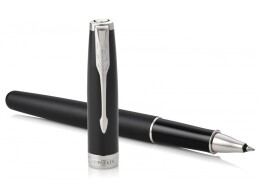 Parker Ручка роллер Parker Sonnet Matte Black CT, стержень: F, цвет чернил: black, в подарочной упаковке