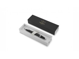 Parker Шариковая ручка Parker IM Mat Black CT лак матовый, стержень: M, цвет чернил: blue, в подарочной упаковке.