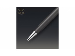 Parker Шариковая ручка Parker Sonnet Premium Metal & Grey Lacquer PGT, стержень: M, цвет чернил: black , в подарочной упаковке