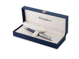 Waterman Шариковая ручка Waterman Hemisphere22 SE Deluxe Blue CT, стержень: M, цвет: Blue, в подарочной упаковке