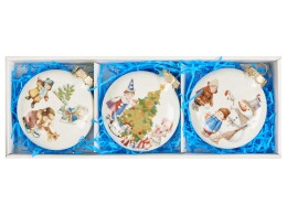 Разное Набор новогодних игрушек, 3 шт