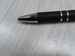 Разное Ручка металлическая soft-touch шариковая со стилусом «Sway», черный/серебристый (P)