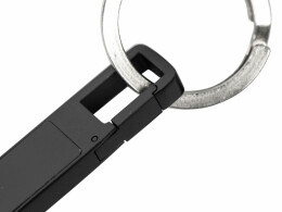 Evolt USB 2.0- флешка на 32 Гб c подсветкой логотипа «Hook LED», темно-серый, белая подсветка
