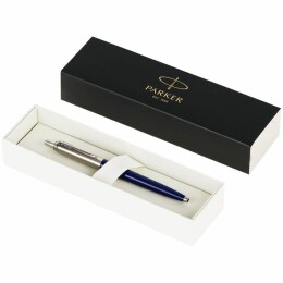 Parker Ручка шариковая Parker Jotter Originals Navy Blue Chrome CT, темно-синяя