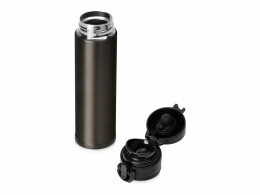 Разное Вакуумная герметичная термокружка «Inter», темно-серый, нерж. сталь