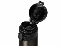 Разное Вакуумная герметичная термокружка «Inter», темно-серый, нерж. сталь