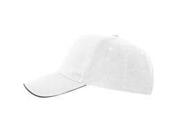 Roly Бейсболка "Eris" унисекс, белый/черный