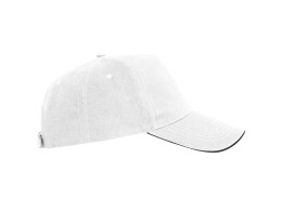 Roly Бейсболка "Eris" унисекс, белый/черный