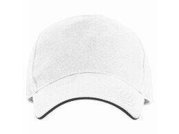 Roly Бейсболка "Eris" унисекс, белый/черный