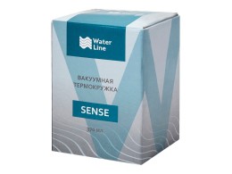 Waterline Вакуумная термокружка "Sense", непротекаемая крышка, серебристый
