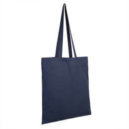 Happy gifts Сумка для покупок из хлопка "Eco"; темно-синий; 38х42 см; 100% хлопок; шелкография