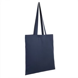 Happy gifts Сумка для покупок из хлопка "Eco"; темно-синий; 38х42 см; 100% хлопок; шелкография