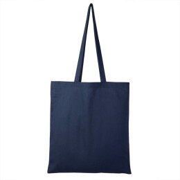 Happy gifts Сумка для покупок из хлопка "Eco"; темно-синий; 38х42 см; 100% хлопок; шелкография