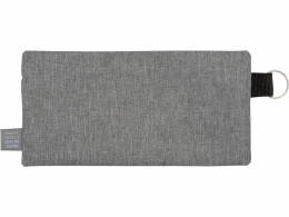 Разное Универсальный пенал из переработанного полиэстера RPET "Holder", серый/черный