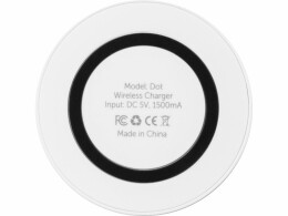 Разное Беспроводное зарядное устройство «Dot», 5 Вт, белый/черный