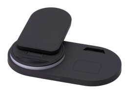 Evolt Складная зарядная станция с беспроводной зарядкой «Flashport», 15 Вт, черный