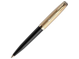 Parker Шариковая ручка Parker 51 DELUXE BLACK GT, стержень: M, цвет чернил: black, в подарочной упаковке.