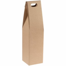 сделано в России Коробка для бутылки Vinci, крафт