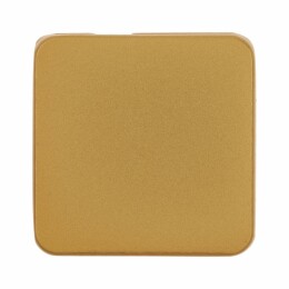 Разное Квадратный шильдик на резинку Direct, матовый золотистый