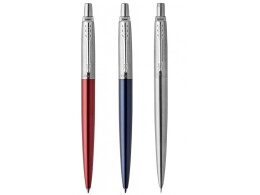 Parker Набор Parker Jotter London Trio: гелевая ручка Red CT + шариковая ручка Blue CT + карандаш Stainless Steel CT