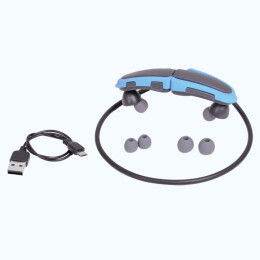 Happy gifts Наушники bluetooth беспроводные "Sprinter", голубой, 15х16,5х5см, пластик