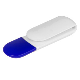 Rusgifts USB flash-карта "Alma" (8Гб),белый с синим, 6х2х1,5см,пластик