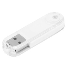 Rusgifts USB flash-карта "Nix" (8Гб),белый, 5,9х1,8х1см,пластик