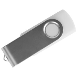 Rusgifts USB flash-карта "Dot" (16Гб), белый, 5,5х2х1см,пластик металл