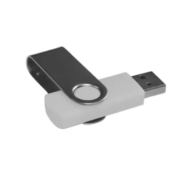 Rusgifts USB flash-карта "Dot" (16Гб), белый, 5,5х2х1см,пластик металл